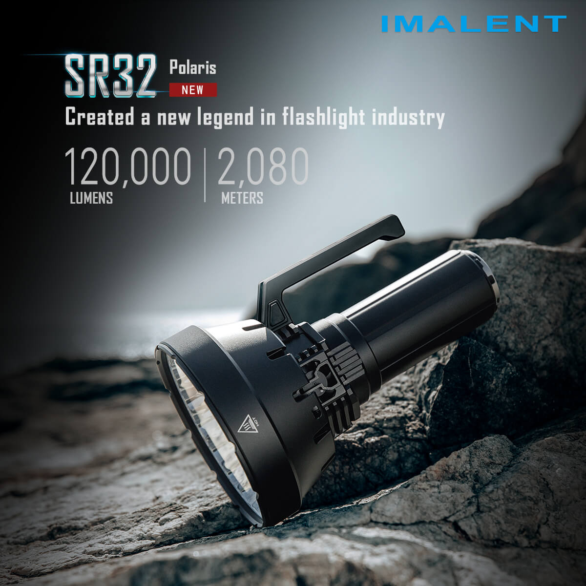 IMALENT SR32 Longest Throw Flashlight - IMALENT LED Flashlight
